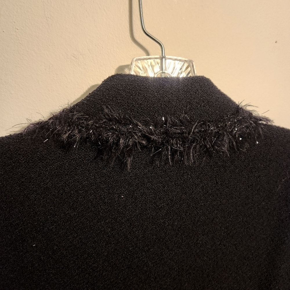 St. John Collection | Women's Black Two-Piece Santana Knit Skirt Suit (Size 8) - Picture 8 of 15